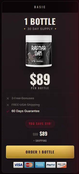 Ragnarok order 1 bottle